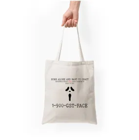 1-800-GST-FACE - Scream Tote Bag