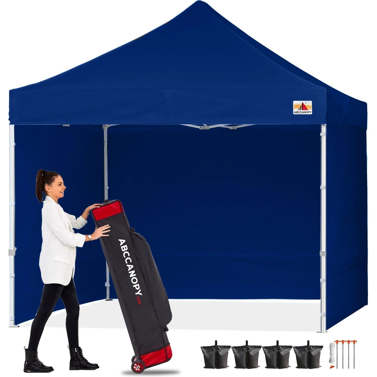 ABCCANOPY S1 Commercial Pop Up 10x10/10x15/10x20 Canopy Tent with Sidewalls