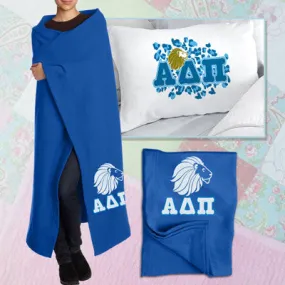 Alpha Delta Pi Pillowcase / Blanket Package - CAD