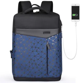 Aoking Anti-theft Business USB Slim Travel Backpack