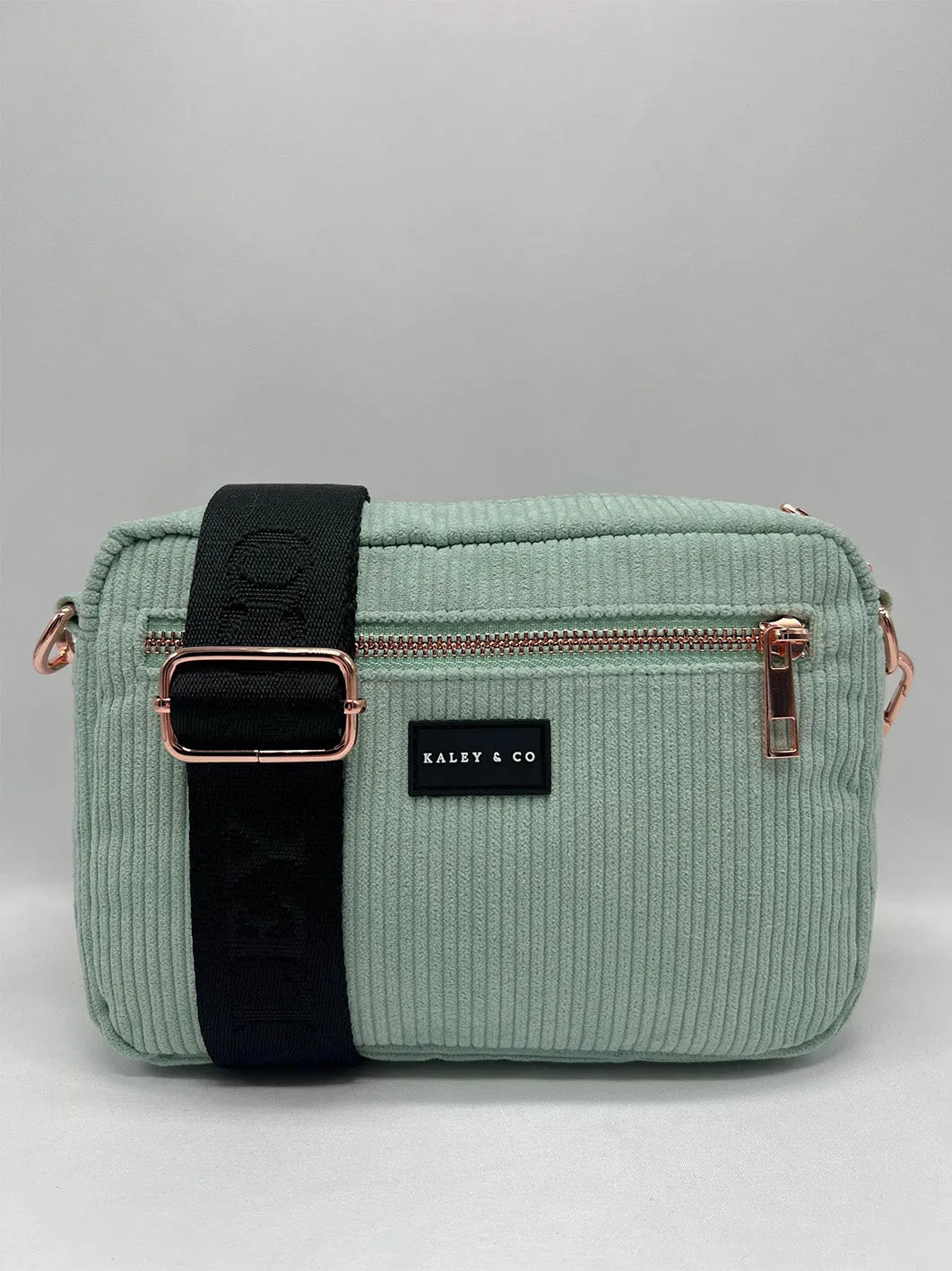 Athleisure Bag - Corduroy - Mint & Rose Gold