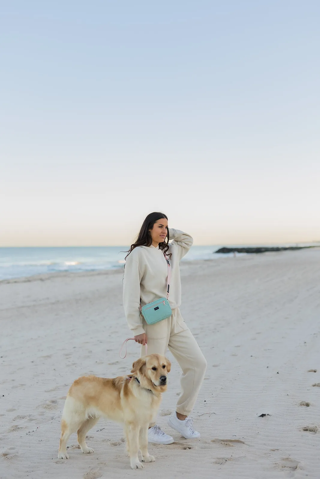 Athleisure Bag - Corduroy - Mint & Rose Gold