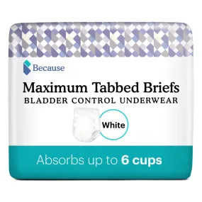 Because Maximum Tabbed Briefs