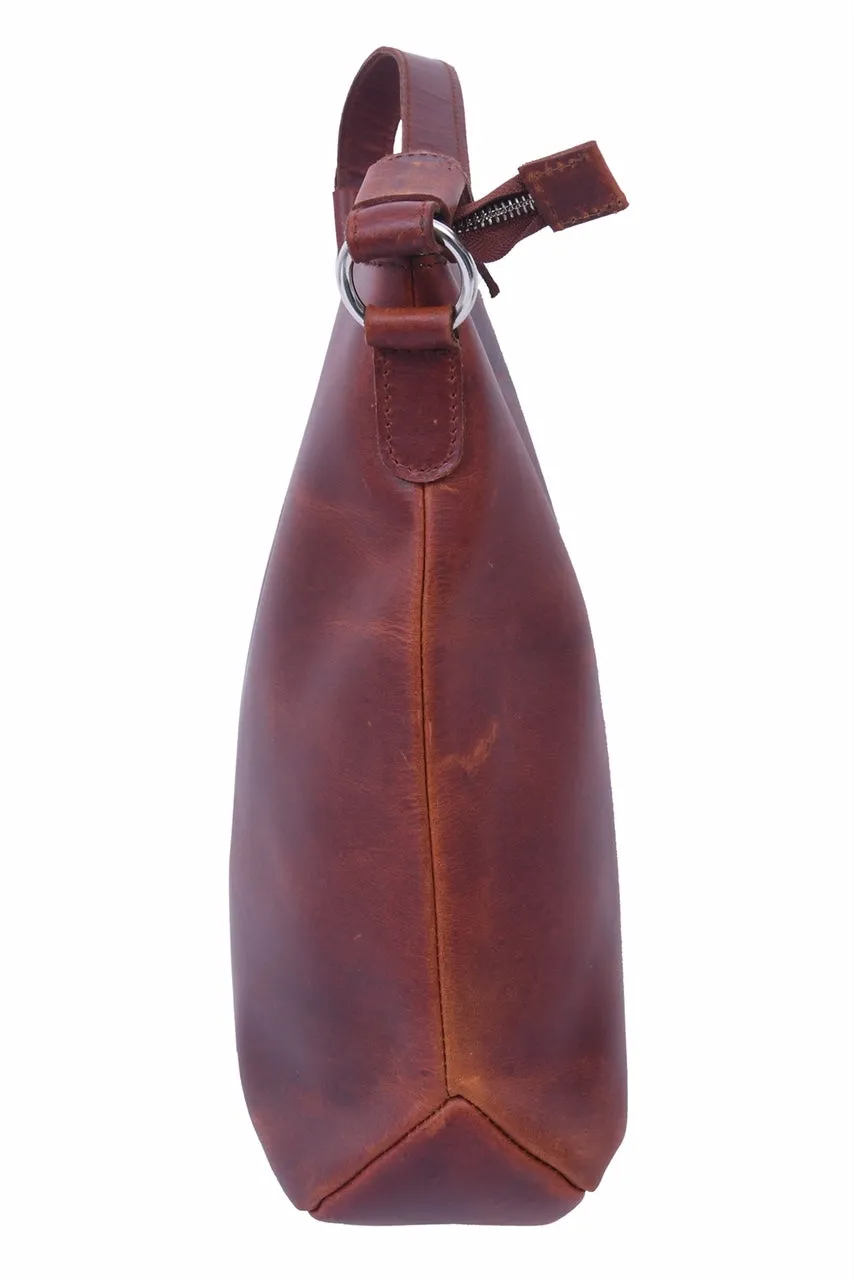 Brown Leather Sling Bag: The Classic Companion. Art: BG-1275