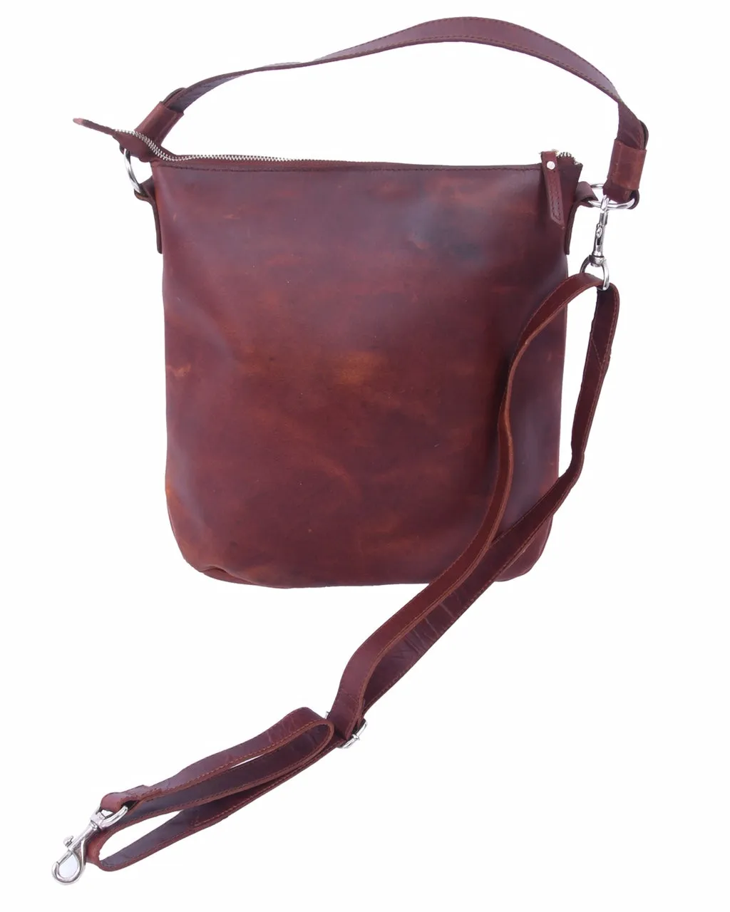 Brown Leather Sling Bag: The Classic Companion. Art: BG-1275