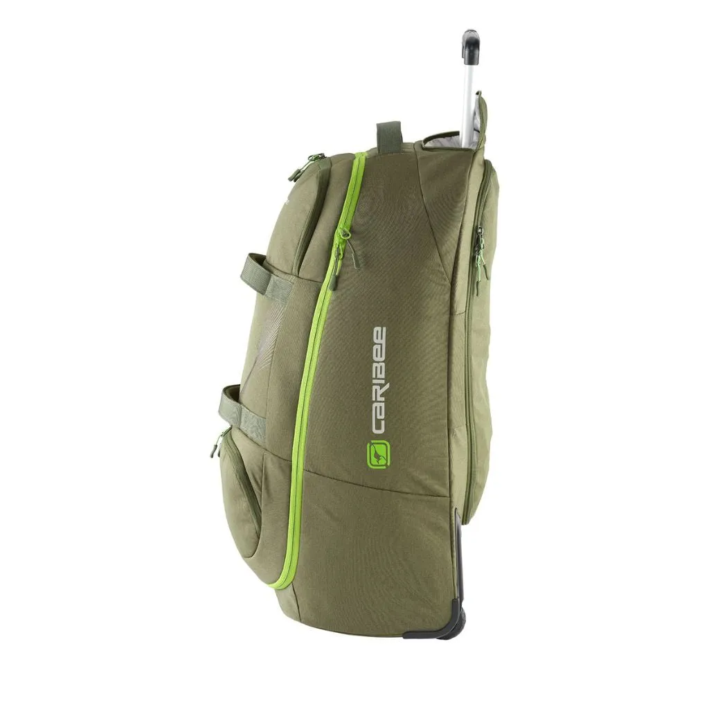 Caribee Adventure 70L Hybrid Wheeled Travel Duffel/Backpack - Olive