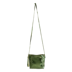 Diana Crossbody Bag in Metallic Olive