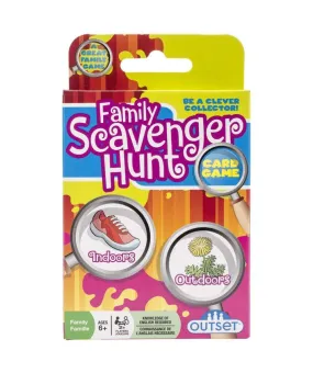 Family Scavenger Hunt Card Game