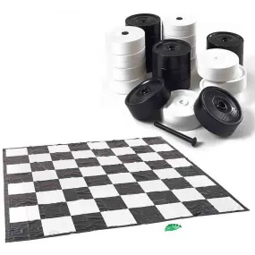 Giant Draughts and Mat Package - Indoor & Outdoor