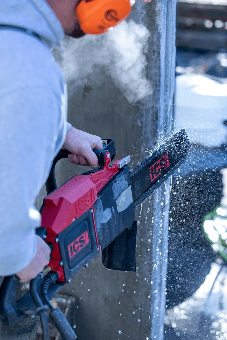 ICS 536-E Electric Concrete Chainsaw Package