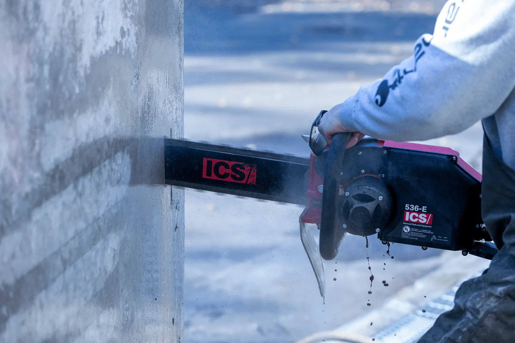 ICS 536-E Electric Concrete Chainsaw Package