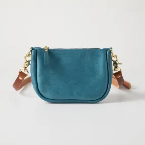 Italian Blue Mini Crossbody Bag