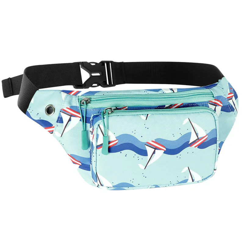 KAMO Cartoon Fanny Pack | Outdoor Lightweight Crossbody Daypack | Waist Bags