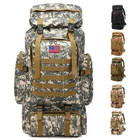 MROYALE™ 80L Outdoor Tactical Bugout Army Molle Rucksack Hiking Backpack