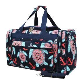 Ocean Sea Turtle Anchor NGIL Canvas 20" Duffle Bag