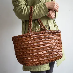 Soft Woven Italian Leather Tote Bag | Italian Woven Italian Slouchy Bag, Handmade Woven Leather Purse, Gift for Her