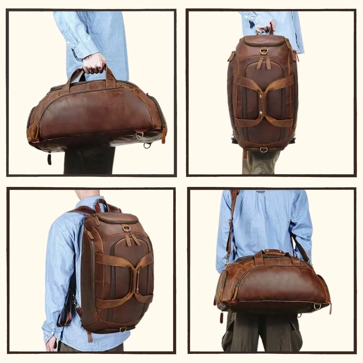 The Multifunction - Travel Duffel Backpack