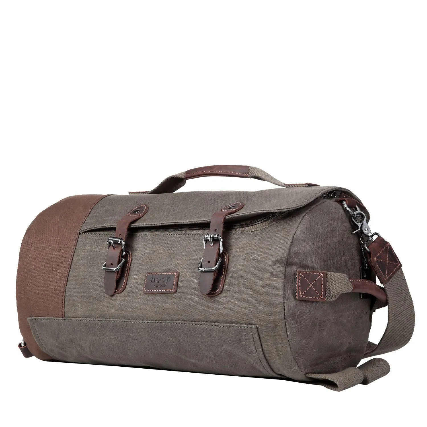 Unisex Canvas Duffel Backpack | Travel Laptop Bag Crossbody Holdall