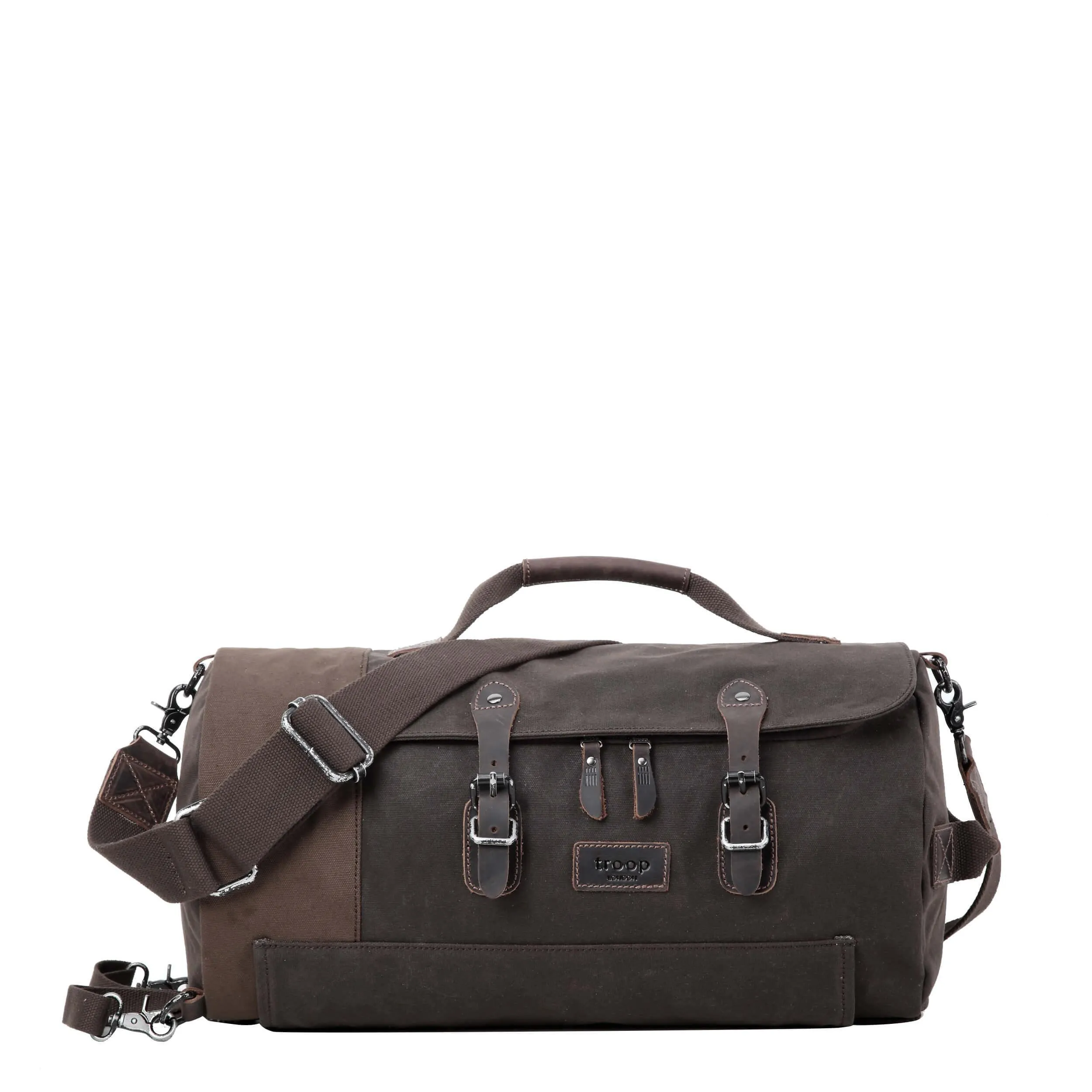 Unisex Canvas Duffel Backpack | Travel Laptop Bag Crossbody Holdall