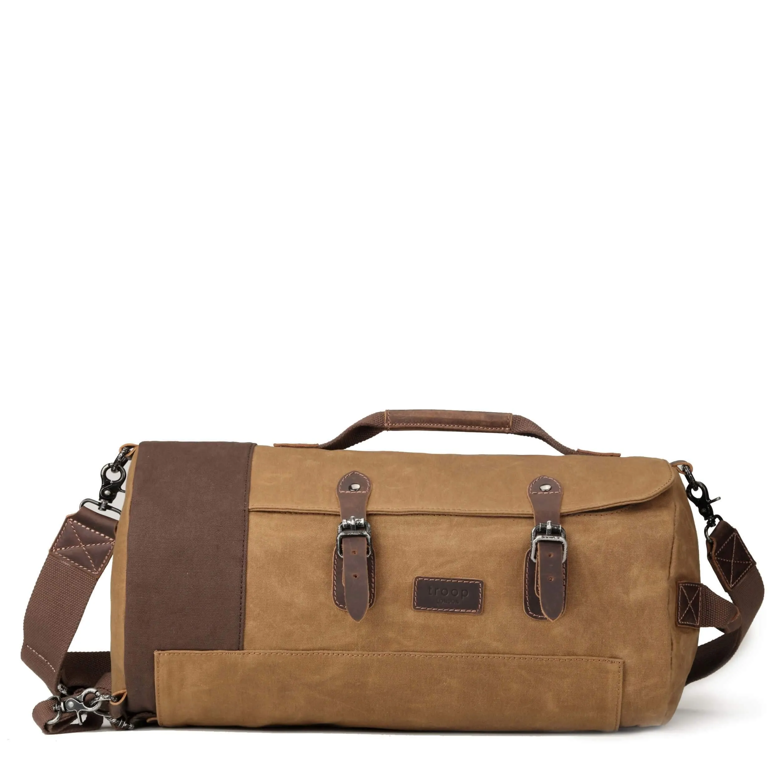 Unisex Canvas Duffel Backpack | Travel Laptop Bag Crossbody Holdall