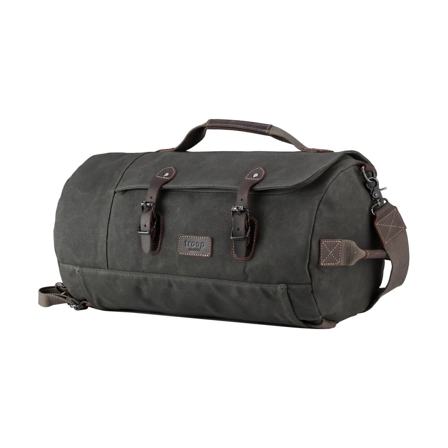 Unisex Canvas Duffel Backpack | Travel Laptop Bag Crossbody Holdall