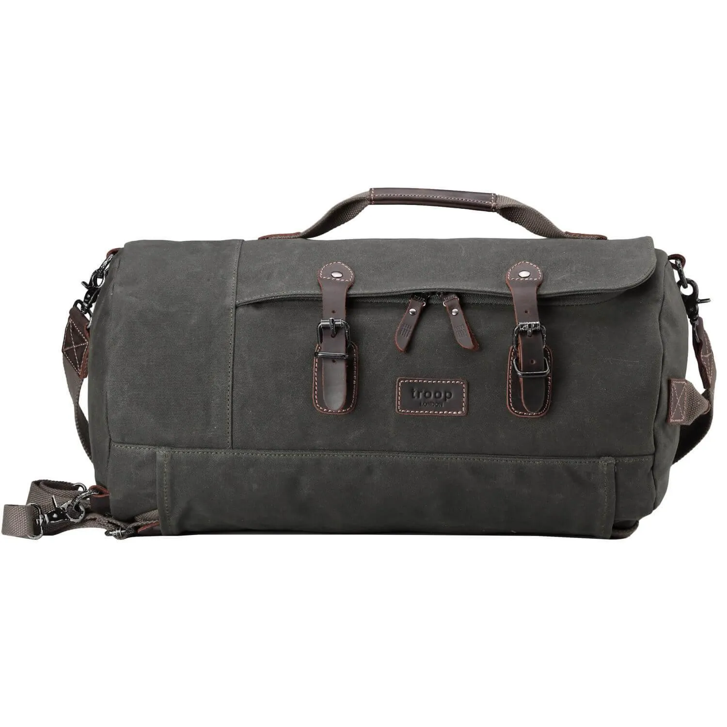 Unisex Canvas Duffel Backpack | Travel Laptop Bag Crossbody Holdall