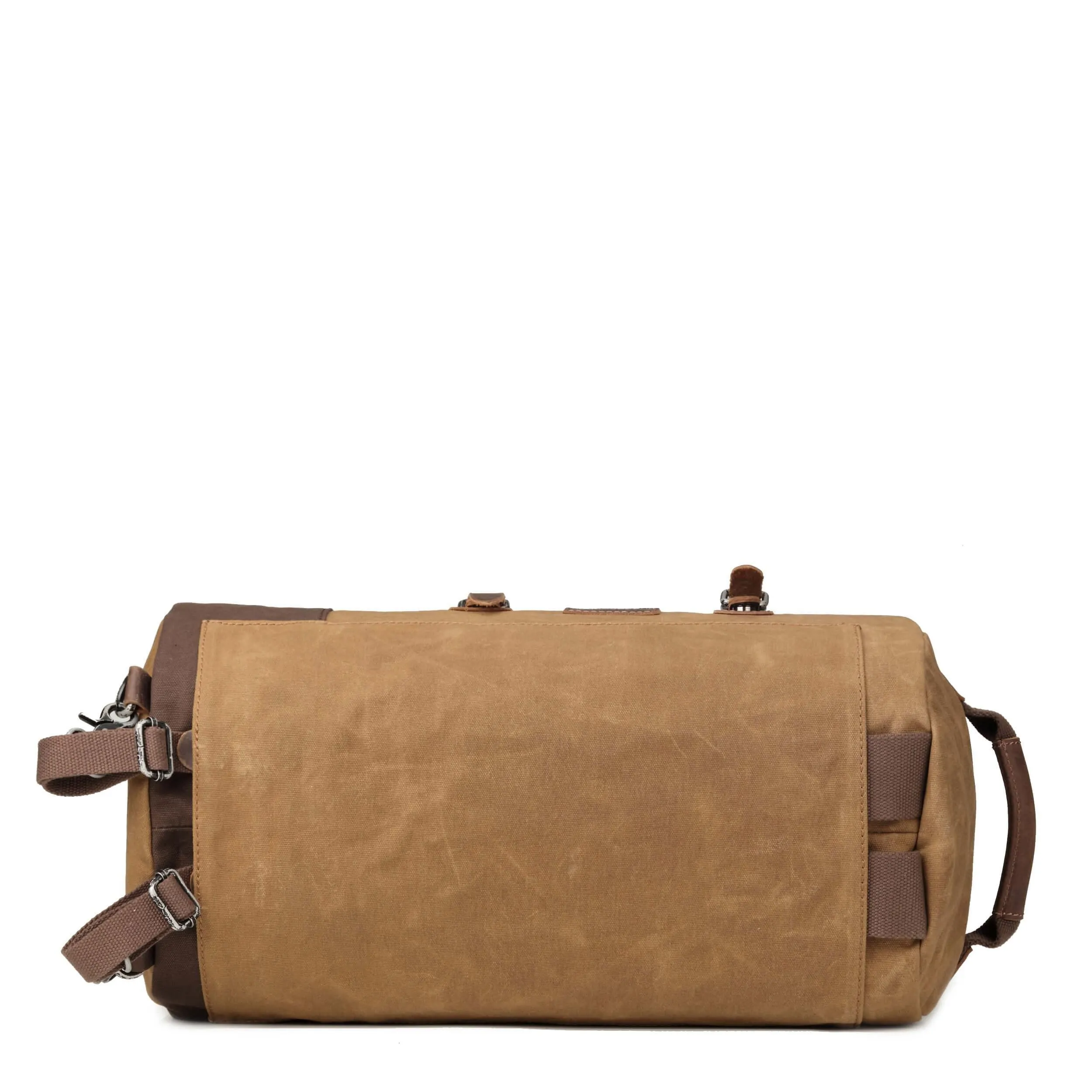 Unisex Canvas Duffel Backpack | Travel Laptop Bag Crossbody Holdall